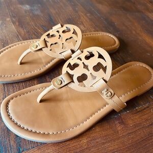 Tory Burch Miller Sandal Vintage Vachetta 9